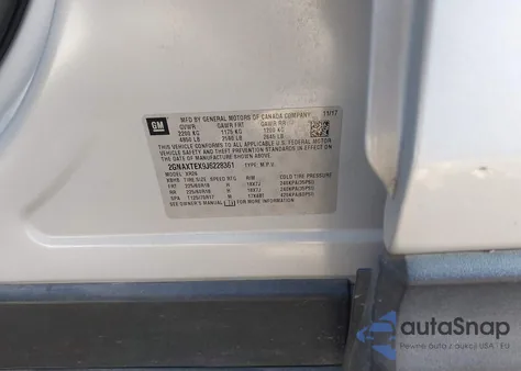 2018 Chevrolet Equinox Lt из США, поврежденный, VIN 2GNAXTEX9J6228361